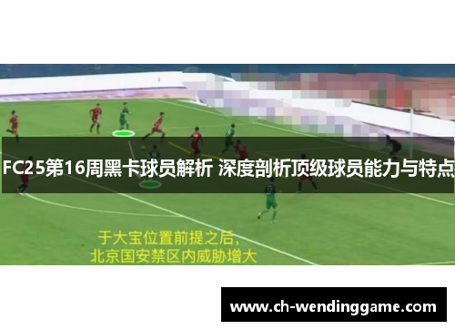 FC25第16周黑卡球员解析 深度剖析顶级球员能力与特点